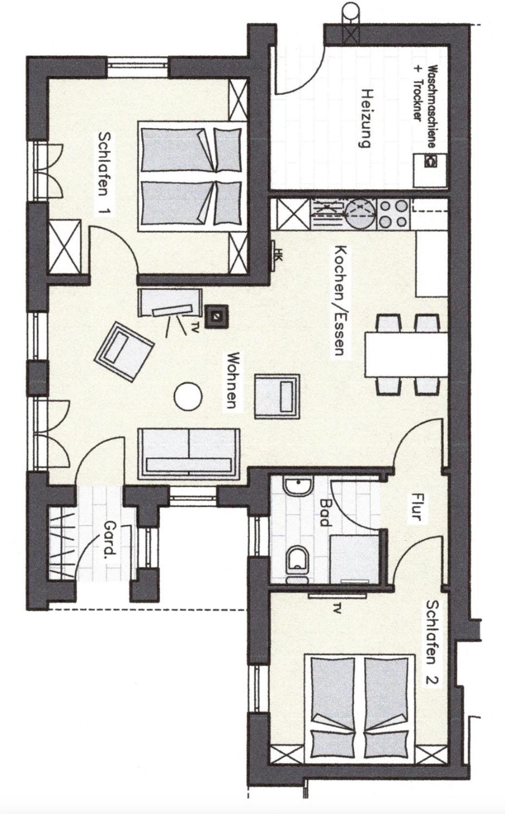 17 Am Berg Apartment วินเทอร์แบร์ก ภายนอก รูปภาพ